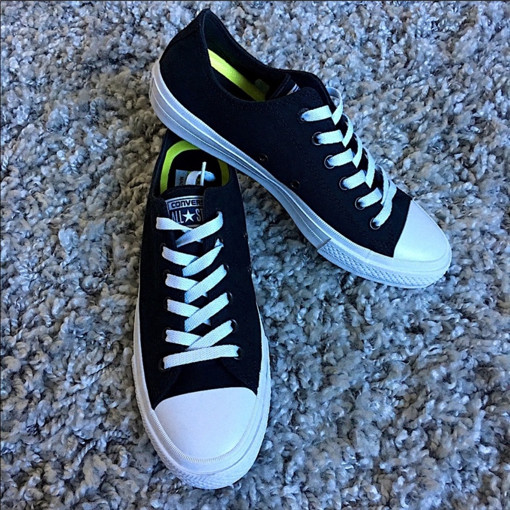 Converse Chuck Taylor II Lunarlon Black 9 (Kids 7)